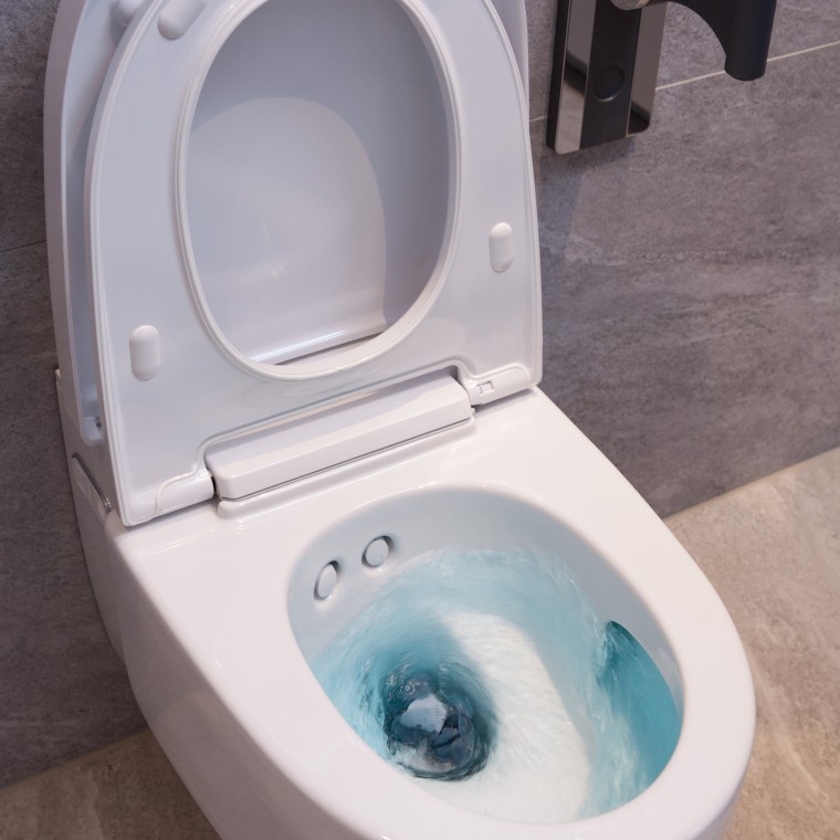 Geberit Dusch-WC AquaClean Mera Comfort mit flüsterleiser TurboFlush-Spültechnik. Geberit Dusch-WC AquaClean Mera Comfort mit flüsterleiser TurboFlush-Spültechnik.