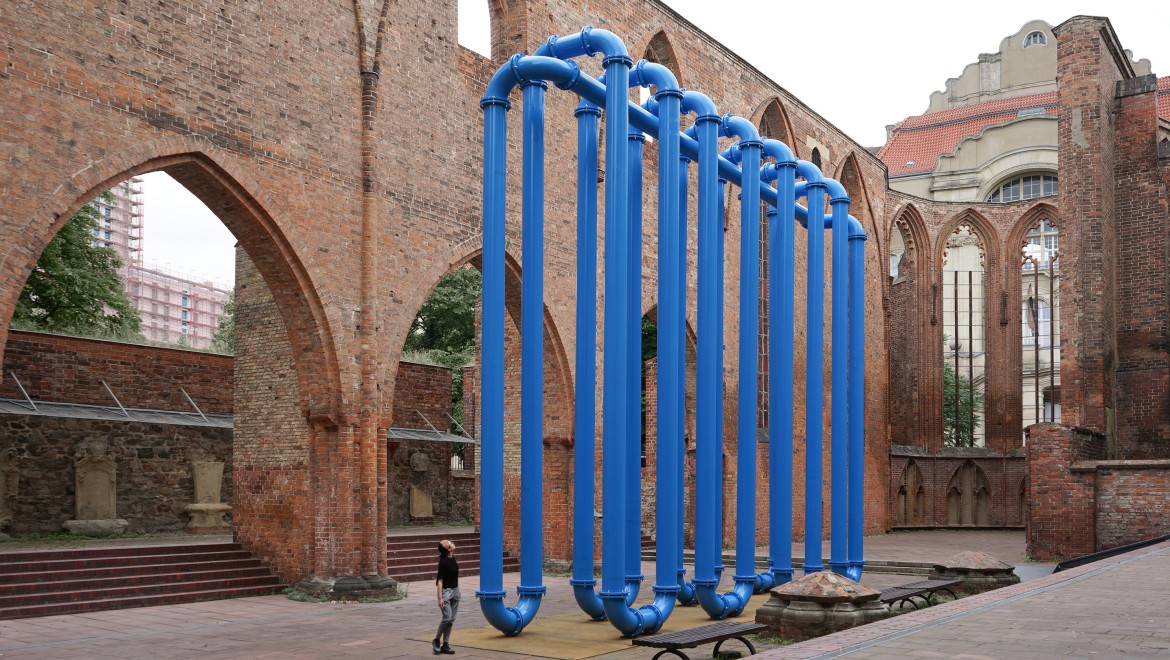 "Radiator" in der Franziskaner-Klosterkirche im Berliner Ortsteil Mitte (© Studio Candy Lenk Berlin in Kooperation mit Anna Borgmann) "Radiator" in der Franziskaner-Klosterkirche im Berliner Ortsteil Mitte (© Studio Candy Lenk Berlin in Kooperation mit Anna Borgmann)