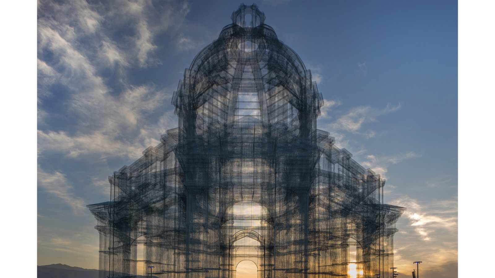 Kunstwerk von Edoardo Tresoldi (© Roberto Conte) Kunstwerk von Edoardo Tresoldi (© Roberto Conte)