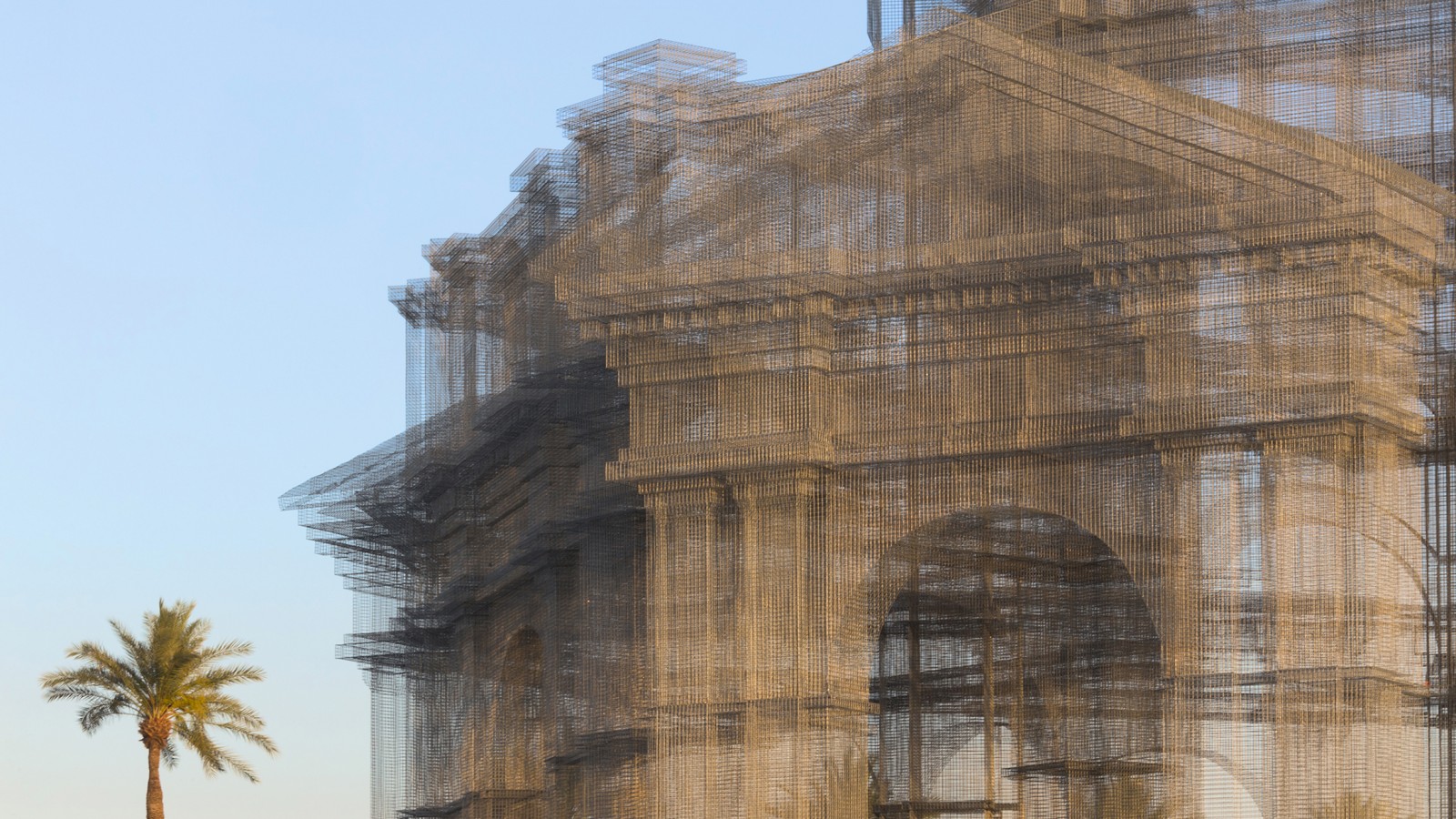 Kunstwerk von Edoardo Tresoldi (© Roberto Conte) Kunstwerk von Edoardo Tresoldi (© Roberto Conte)