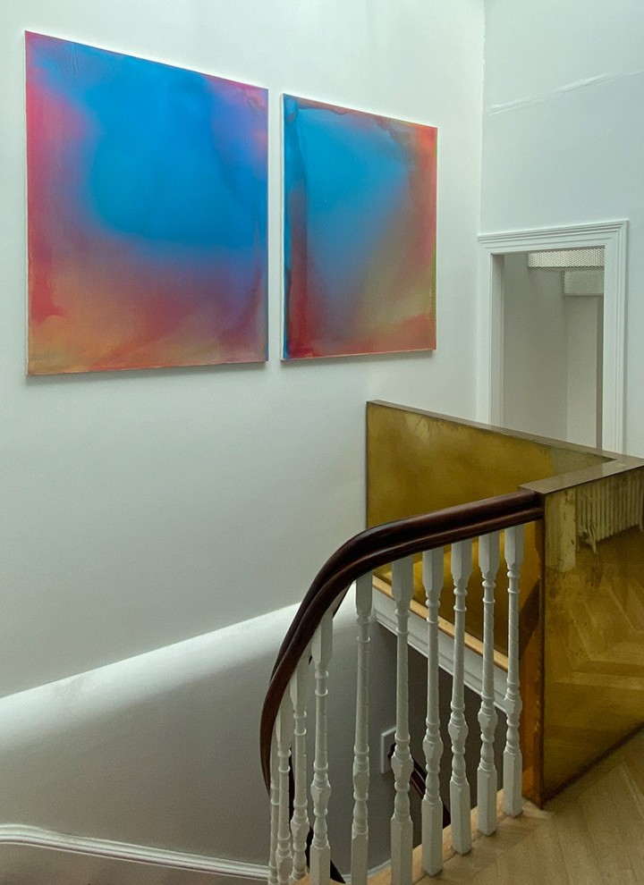 Thorbjørn Bechmann minimalistisch Bildern in einem modernen Wohnhaus in Sydney, © Piermarq Galerie