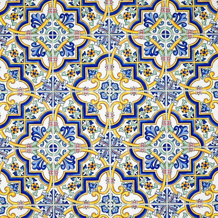 Kunst als Fliesen an der Wand Kunst als Fliesen an der Wand