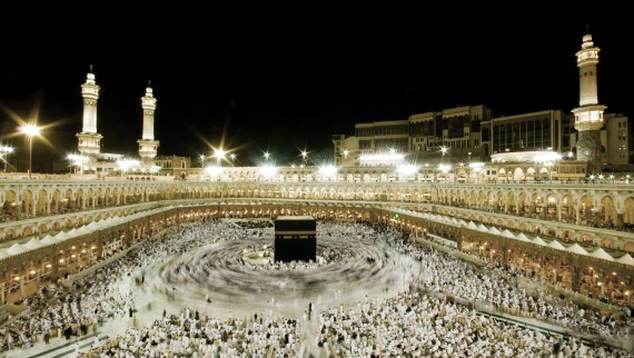Die Kaaba, das Zentrum der muslimischen Welt