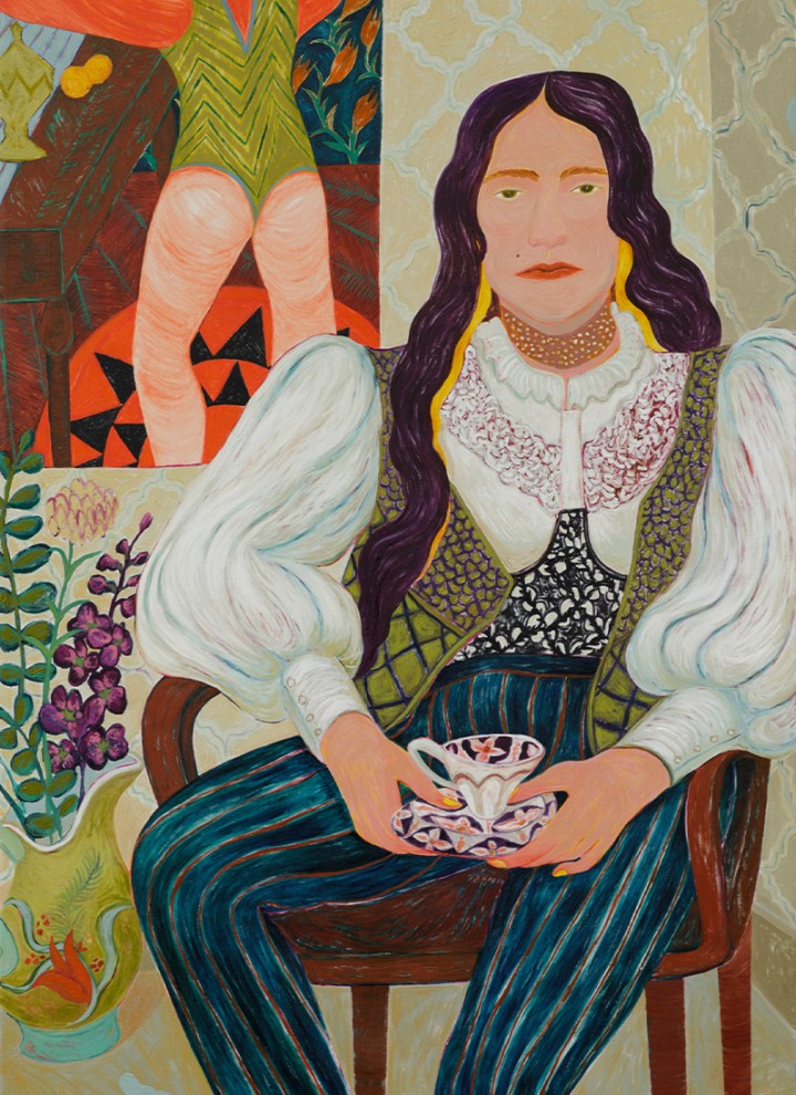 Bild der Künstlerin Rusudan Khizanishvili (© courtesy Galerie Kornfeld) Bild der Künstlerin Rusudan Khizanishvili (© courtesy Galerie Kornfeld)