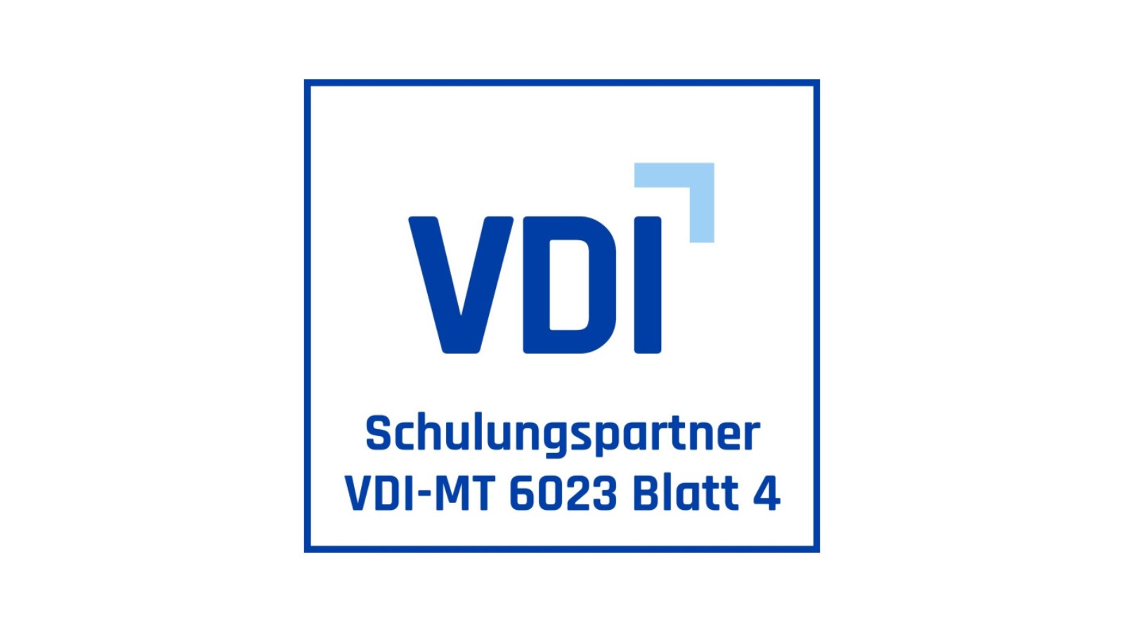VDI Schulungspartnersiegel 6023