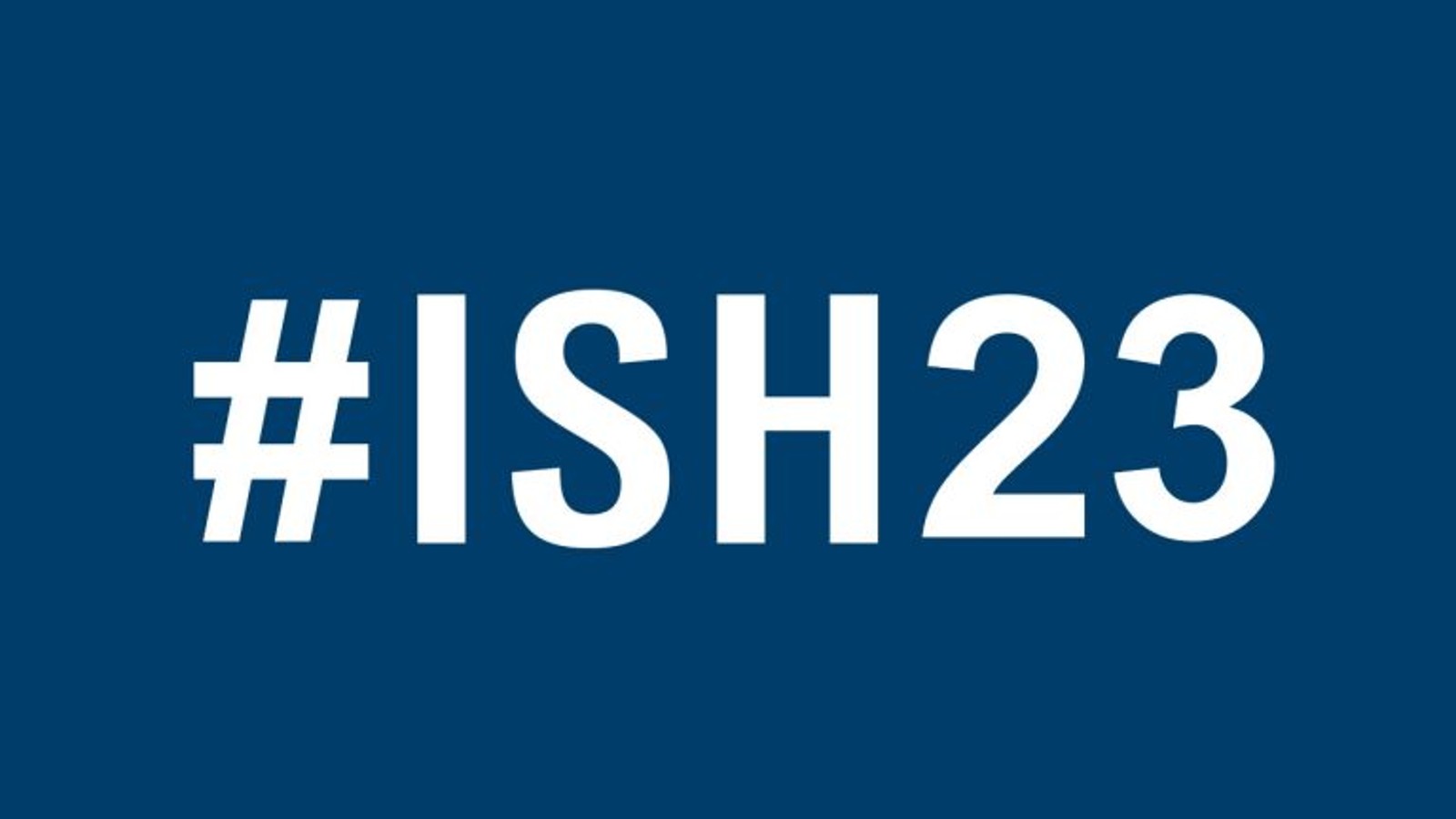 Logo Hashtag ISH 2023 Logo Hashtag ISH 2023
