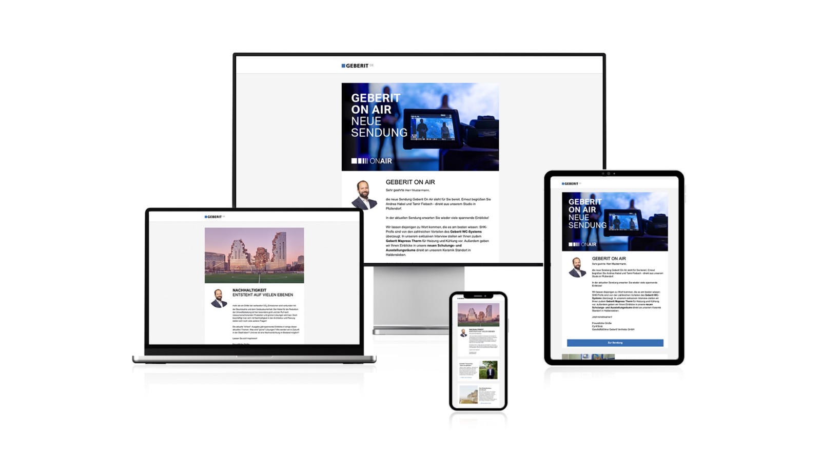 Newsletter Geberit Useletter und eView Newsletter Geberit Useletter und eView