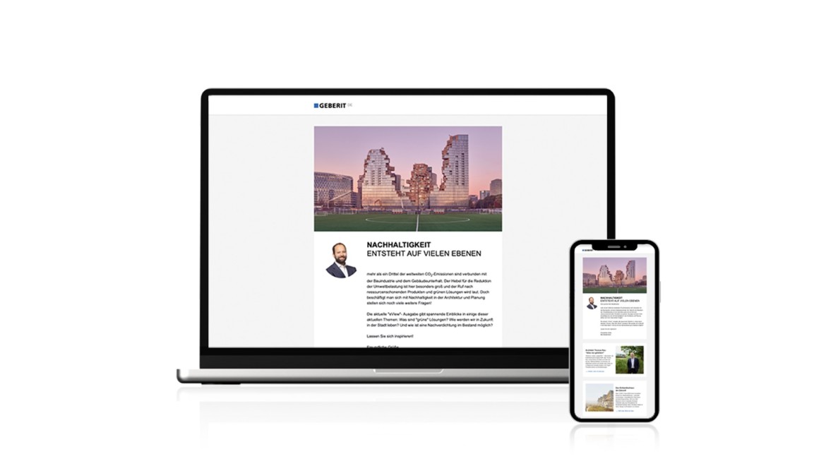 Newsletter Geberit eView