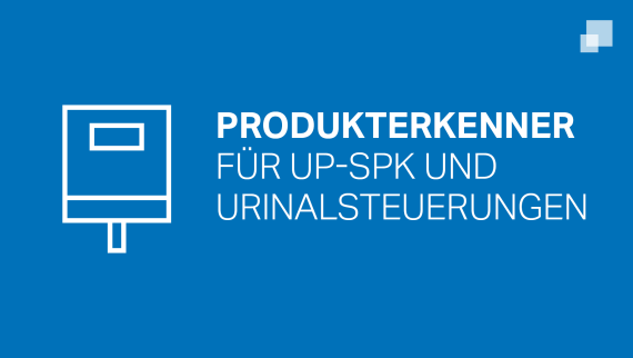 Geberit Produkterkenner für UP-Spülkästen und Urinalsteuerungen Geberit Produkterkenner für UP-Spülkästen und Urinalsteuerungen