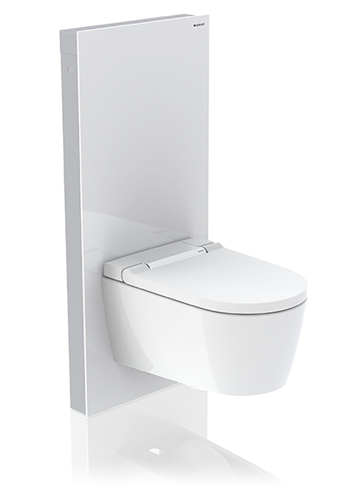 Geberit Monolith Plus Sanitärmodul mit Dusch-WC Geberit AquaClean Sela