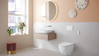 Badezimmer mit Geberit AquaClean Alba Badezimmer mit Geberit AquaClean Alba