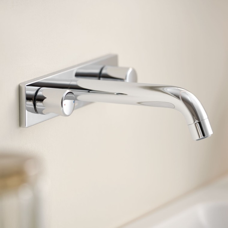 Geberit ONE Waschtischarmatur rundes Design, glanzverchromt