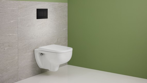 Geberit Renova Plan Wand-WC mit TurboFlush-Spültechnik
