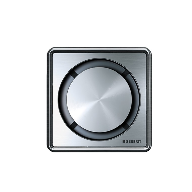 Die Designabdeckung von Geberit CleanPoint in runder Ausführung Die Designabdeckung von Geberit CleanPoint in runder Ausführung