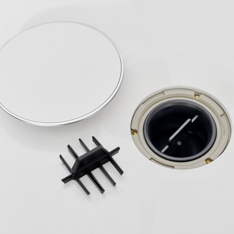 Duschwanne Geberit Nemea mit integriertem Geberit Kammeinsatz Duschwanne Geberit Nemea mit integriertem Geberit Kammeinsatz