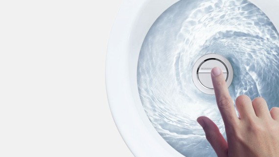Geberit Spültechnologie mit Spülventil und Schwimmerventil Geberit Spültechnologie mit Spülventil und Schwimmerventil