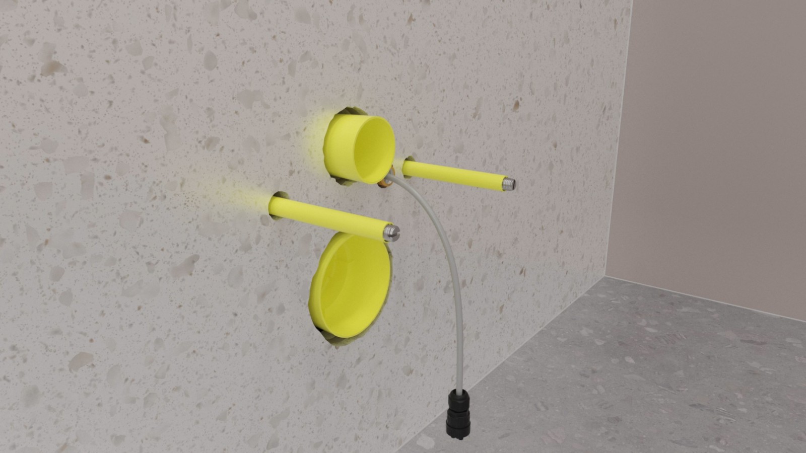 Gewerketrennung durch vorbereitete Anschlüsse Gewerketrennung durch vorbereitete Anschlüsse