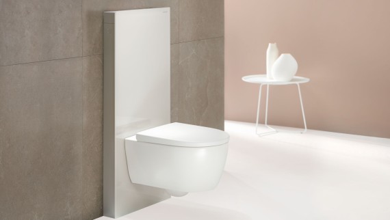 Mit dem Geberit Monolith WC spart man Platz Mit dem Geberit Monolith WC spart man Platz