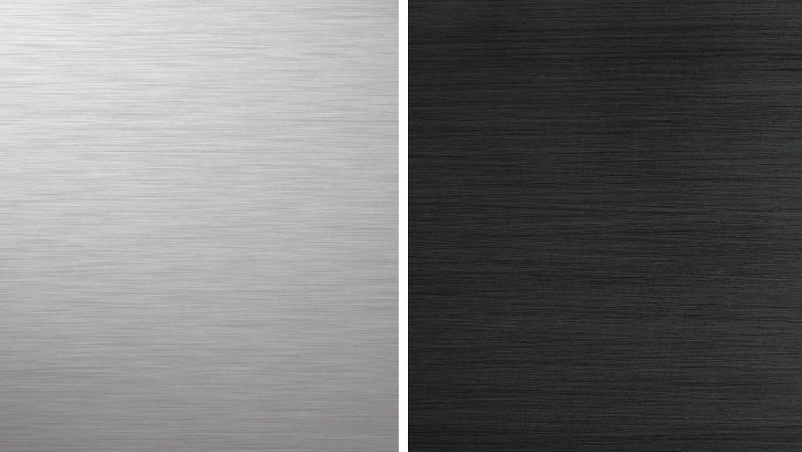 Geberit Monolith Seitenverkleidungen Aluminium und Aluminium schwarzchrom