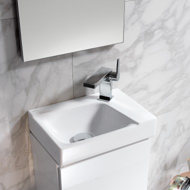 Geberit Xeno² Waschtisch in einem Gästebad Geberit Xeno² Waschtisch in einem Gästebad