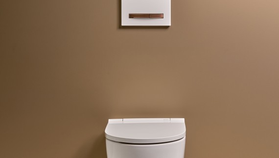 Wandhängende WC-Keramik aus der Badserie Geberit ONE (© Geberit) Wandhängende WC-Keramik aus der Badserie Geberit ONE (© Geberit)