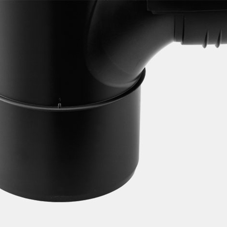 Der Anschlagring auf den Geberit Silent-PP Formteilen gibt die richtige Einstecktiefe vor.