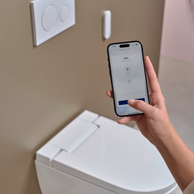 Geberit AquaClean mit der Geberit Home App Geberit AquaClean mit der Geberit Home App