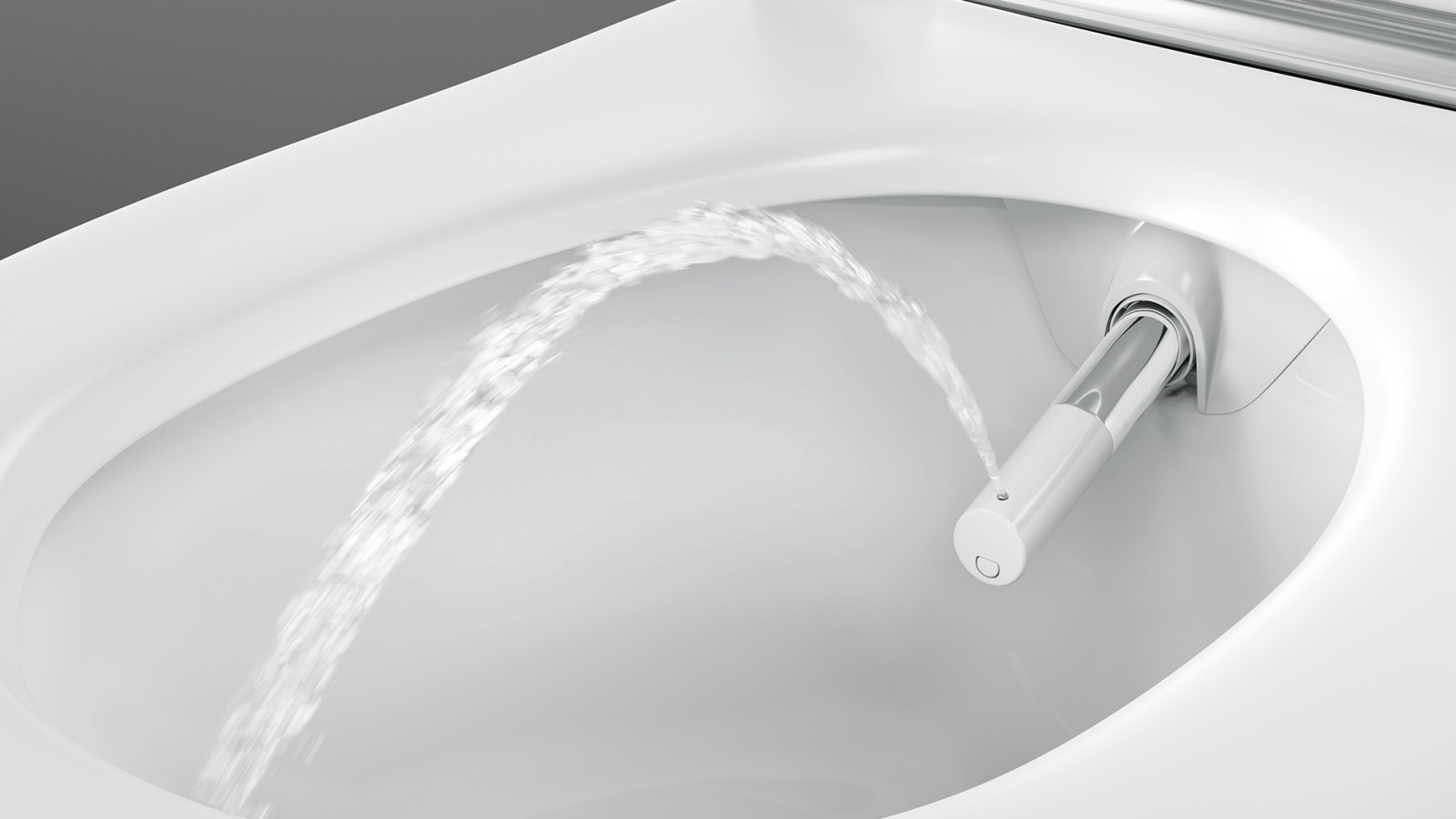 Geberit AquaClean Sela Dusch-WC mit dem Whirlspray Duschstrahl Geberit AquaClean Sela Dusch-WC mit dem Whirlspray Duschstrahl
