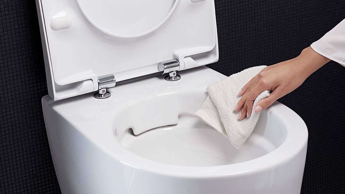 Reinigung Geberit Rimfree® WC