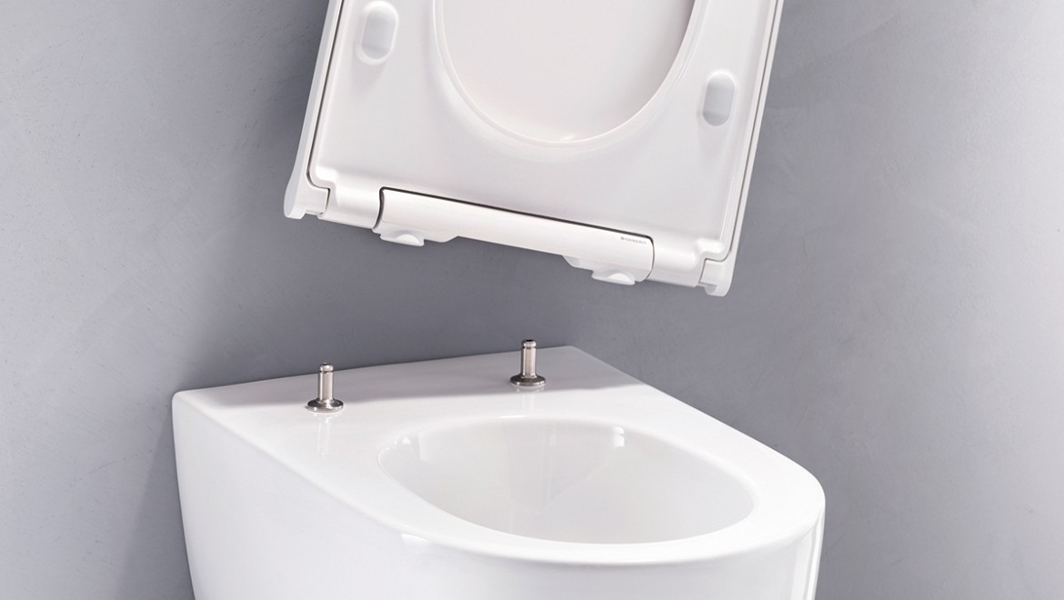 Quick-Release-System: Einfache Abnahme von WC-Deckel und WC-Sitz