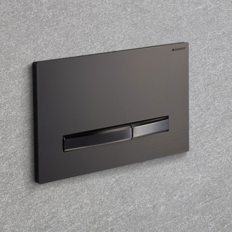 Geberit Sigma50 Schwarz Chrom, Square Geberit Sigma50 Schwarz Chrom, Square
