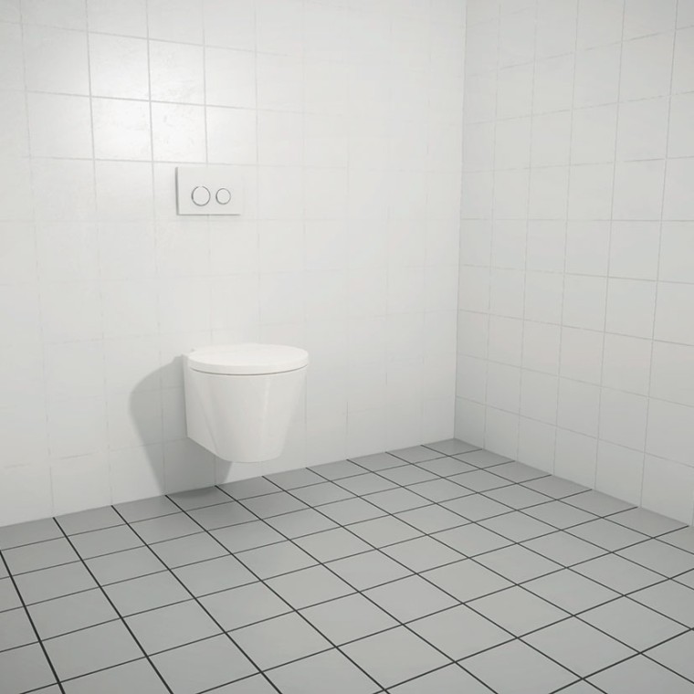 Anbringen der Sanitärapparate an gefliester Wand Anbringen der Sanitärapparate an gefliester Wand