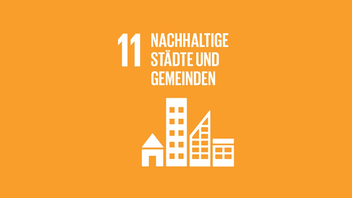 Ziel 11 der Vereinten Nationen "Nachhaltige Städte und Gemeinden"
