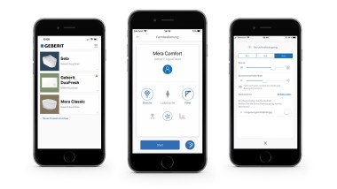 Funktionen der Geberit Home App