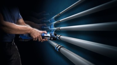 Handpresszange für Geberit FlowFit für die Dimensionen d16 bis d40