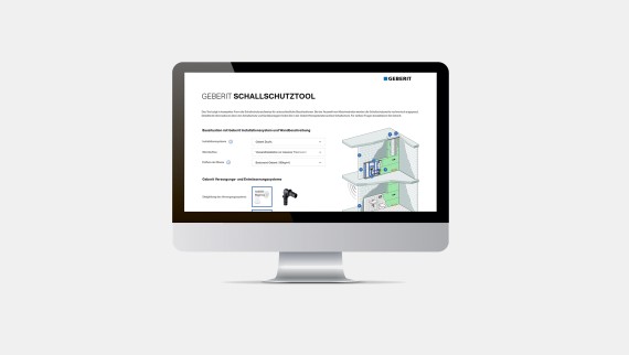 Ansicht Geberit Schallschutztool Ansicht Geberit Schallschutztool