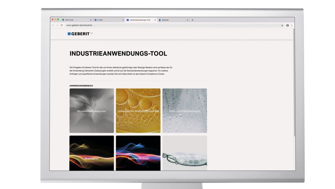 Geberit Industrieanwendungs-Tool