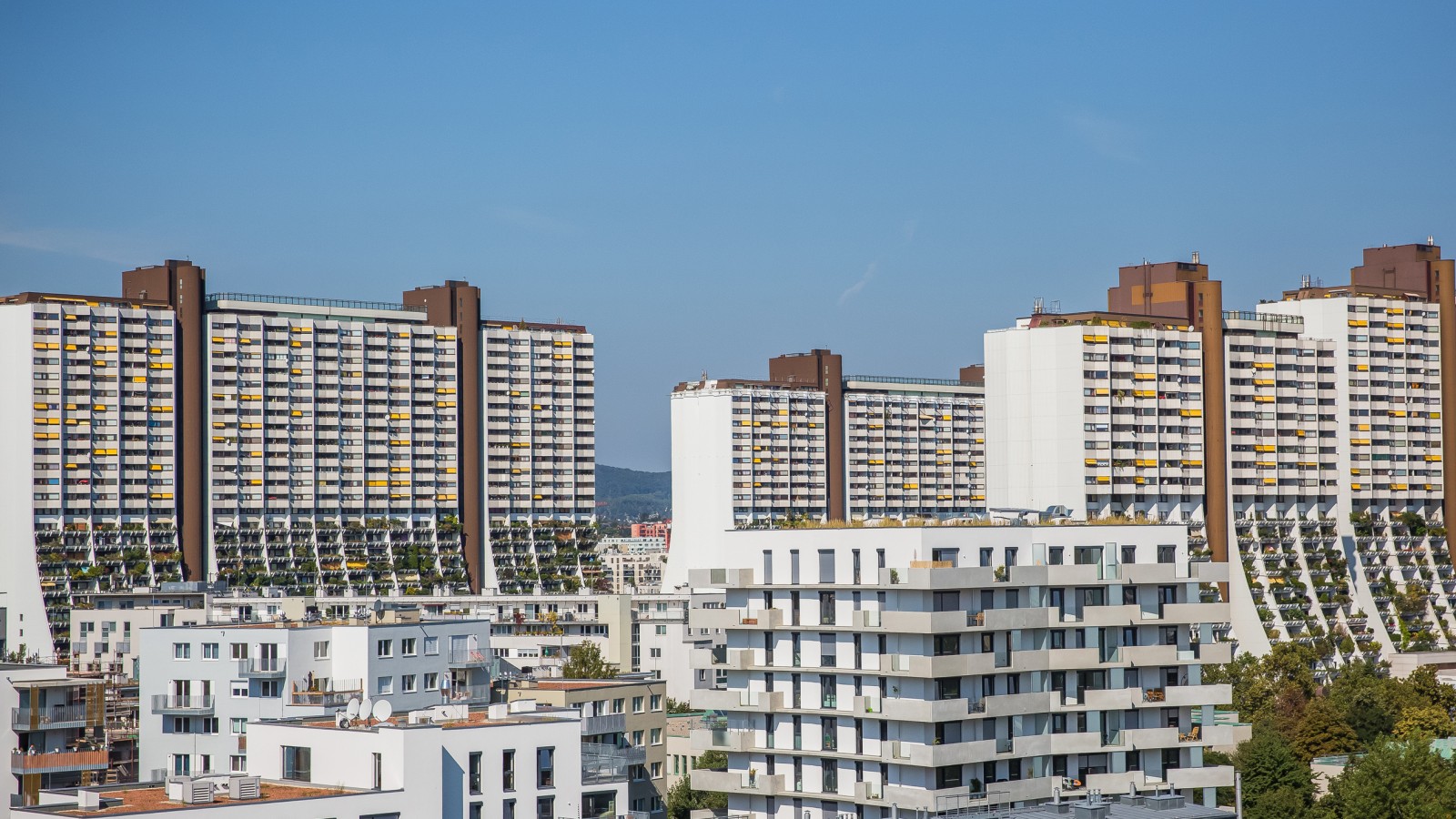 Über 3200 Wohnungen gibt es im sozialen Wohnbau Alt-Erlaa. (© Agata Kadar – stock.adobe.com)