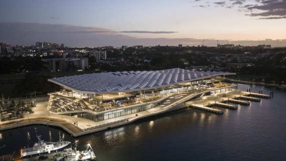 Der neue Sydney Fish Market an der Blackwattle Bay (© Rasmus Hjortshoj)