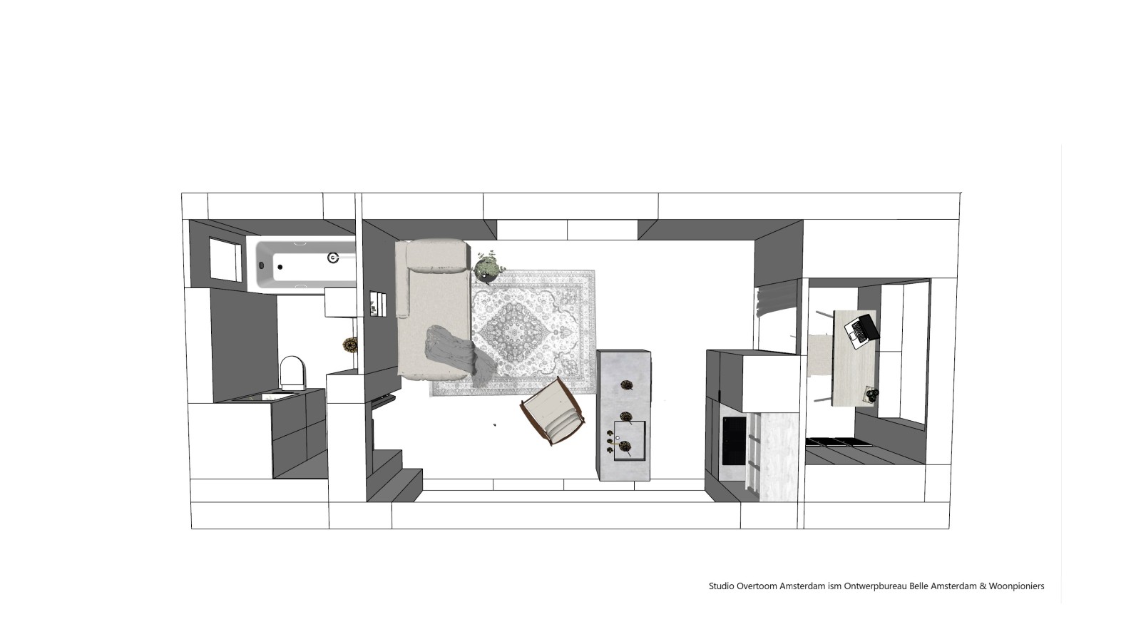 Illustration Tiny-House (© Woonpioniers)