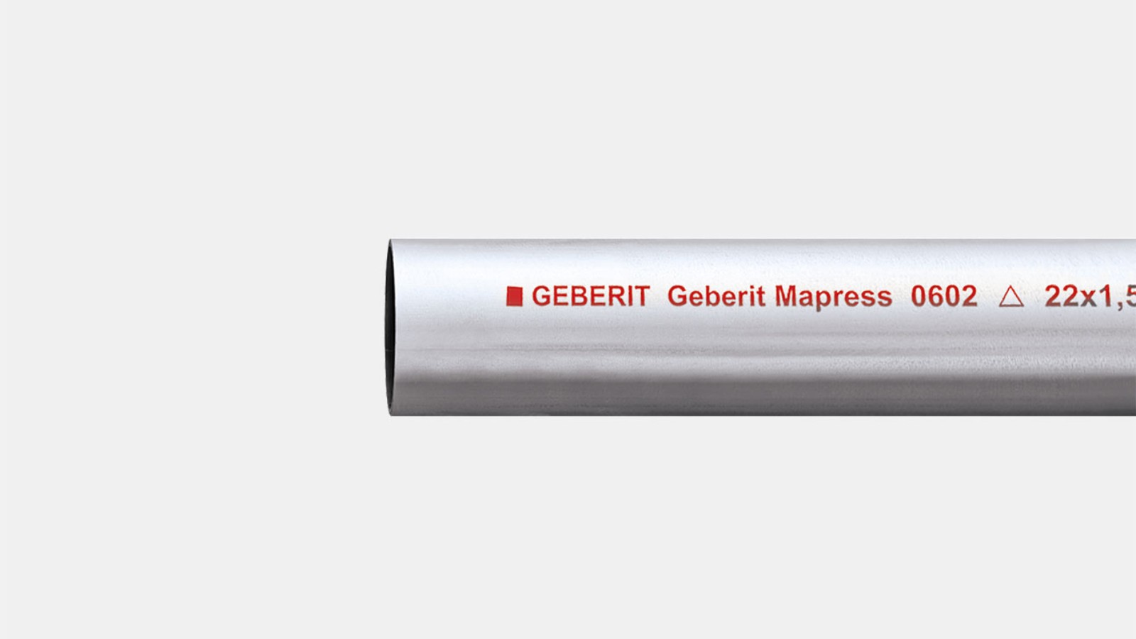 Geberit Mapress C-Stahl Systemrohr, außen verzinkt Geberit Mapress C-Stahl Systemrohr, außen verzinkt