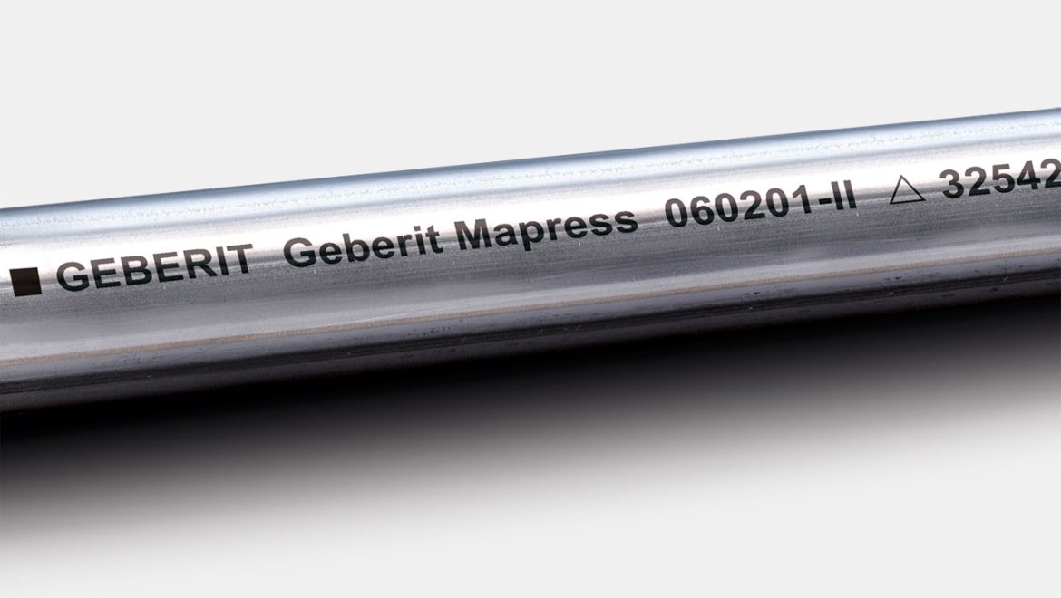 GEBERIT Wasserrohr Geberit Mapress Edelstahl Schiebemuffe 18 mm
