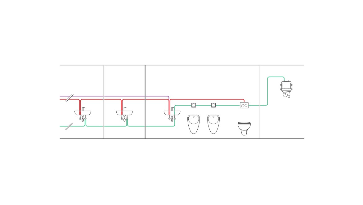 Illustration für Zeitspülung