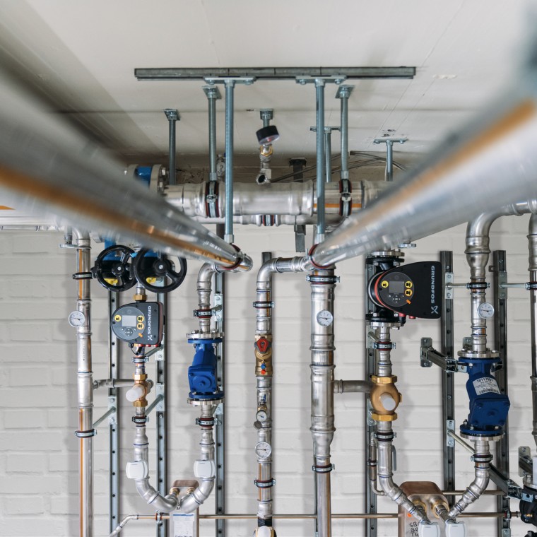 Geberit Mapress Therm bietet bei geschlossenen Kühl- bzw. Kältekreisläufen mit Kondensatbildung zuverlässigen Schutz gegen Außenkorrosion