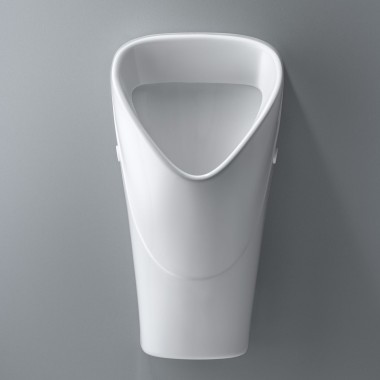 Das reinigungsfreundliche Geberit Renova Urinal trigonal für profitable Installationen Das reinigungsfreundliche Geberit Renova Urinal trigonal für profitable Installationen