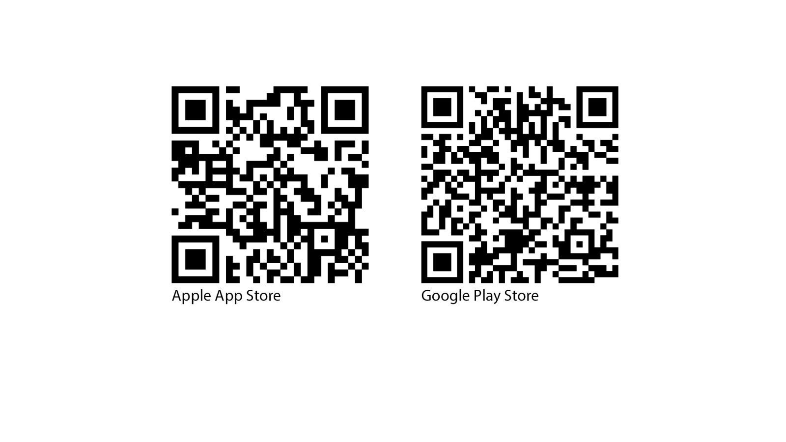 QR Codes Geberit Control App für Apple und Android