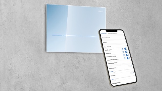 Geberit WC-Steuerung Sigma80 mit Geberit Control einstellen Geberit WC-Steuerung Sigma80 mit Geberit Control einstellen