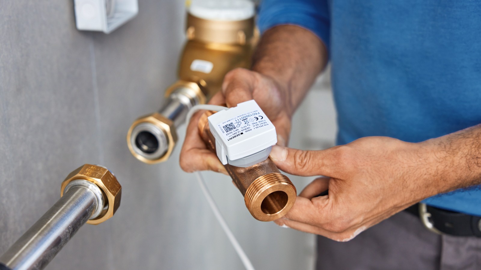 Geberit Temperatur- und Volumenstromsensor für GEBUS