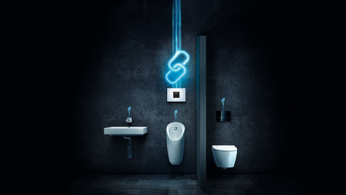 Geberit Connect zum Vernetzen von Sanitärapparaten