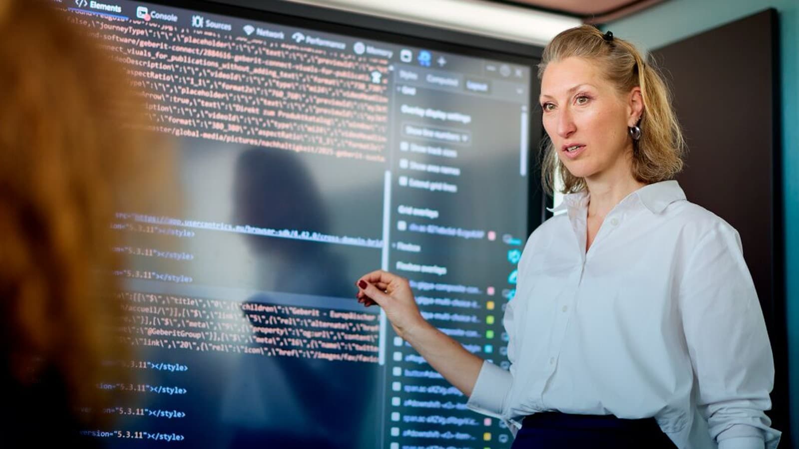 Geberit Mitarbeitende des Fachbereichs Informatik